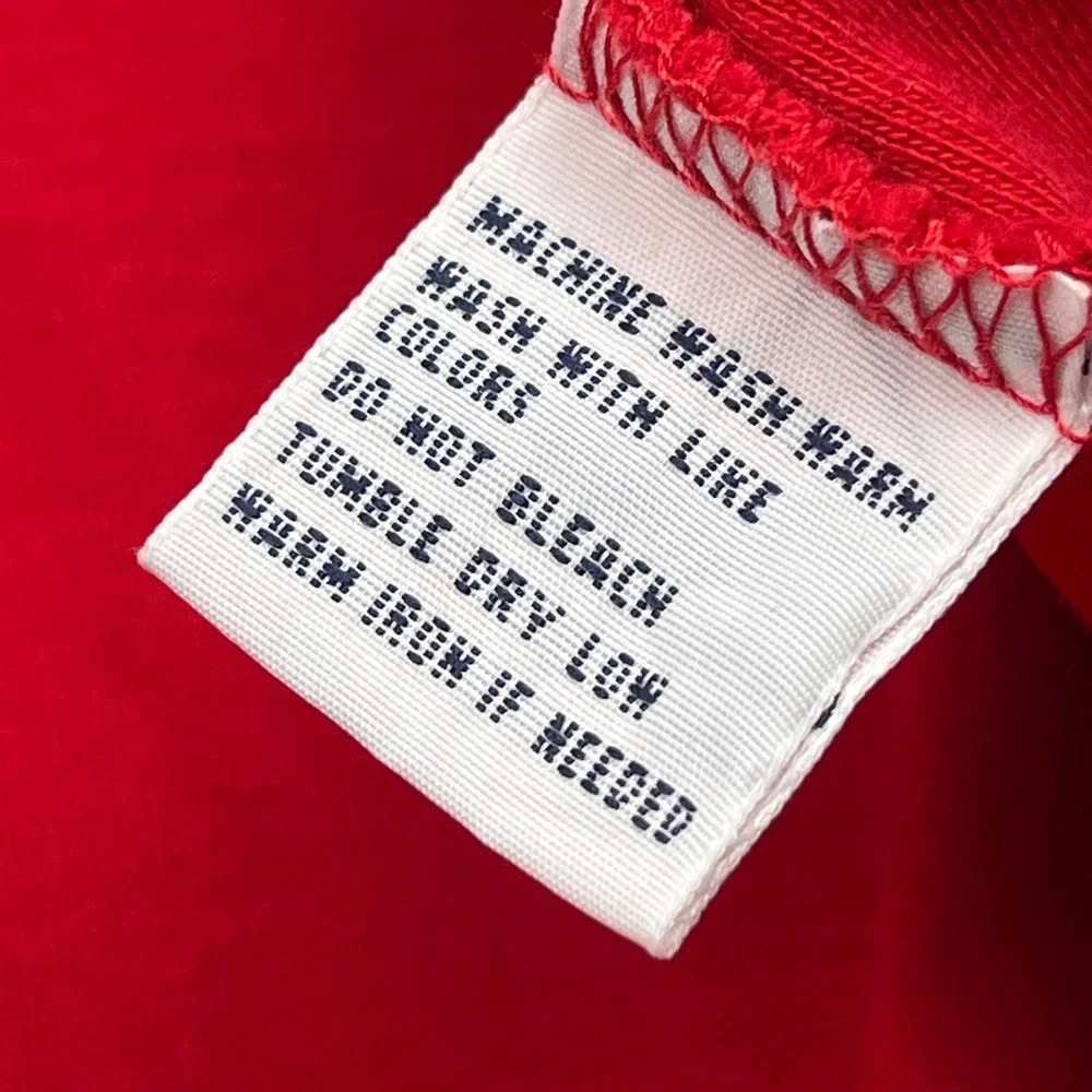 Polo Ralph Lauren Shirt Mens Large Red Short Sleeve Button Embroidered Pony Logo